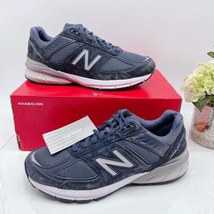 New Balance 990v5 Comfort Walking Shoes Sneaker Navy Womens US 8.5 B